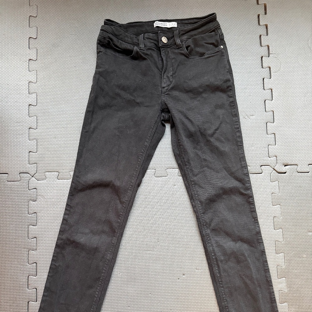 ZARA BASIC Black Skinny Jeans